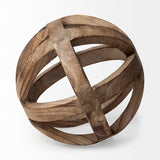 Tibik Natural Wooden Orb by Mercana at Eve Furniture