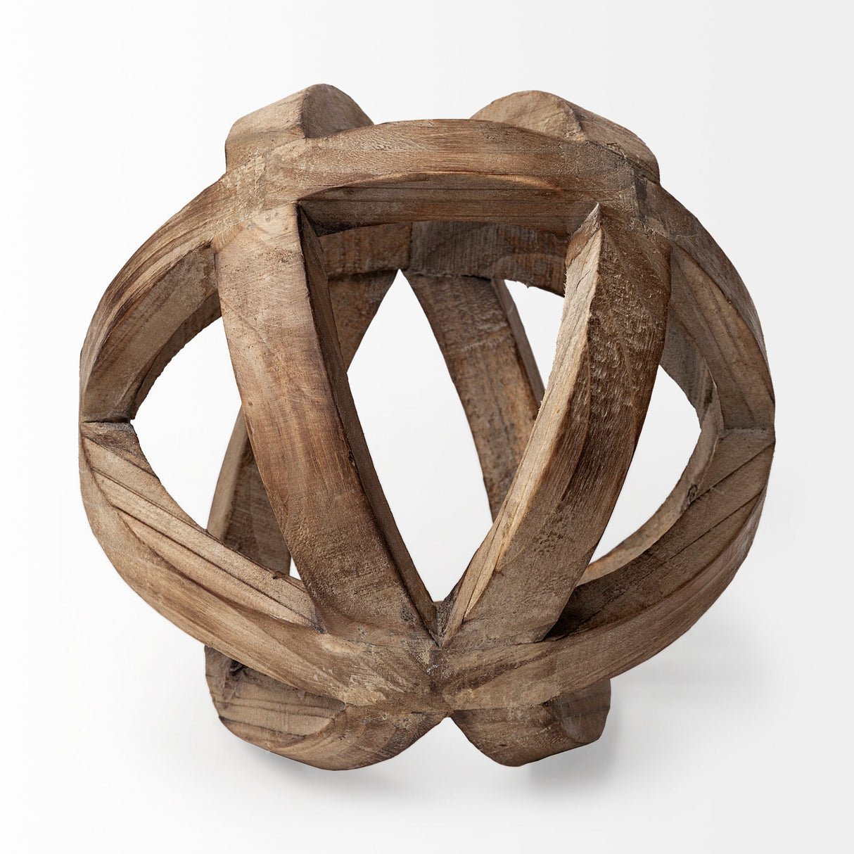 Tibik Natural Wooden Orb by Mercana at Eve Furniture