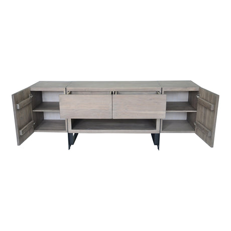 Tiburon Blush Multi Media Cabinet by MOES at Eve Furniture