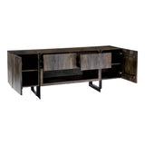 Tiburon Natural Media Cabinet by Moe's Home at Eve Furniture