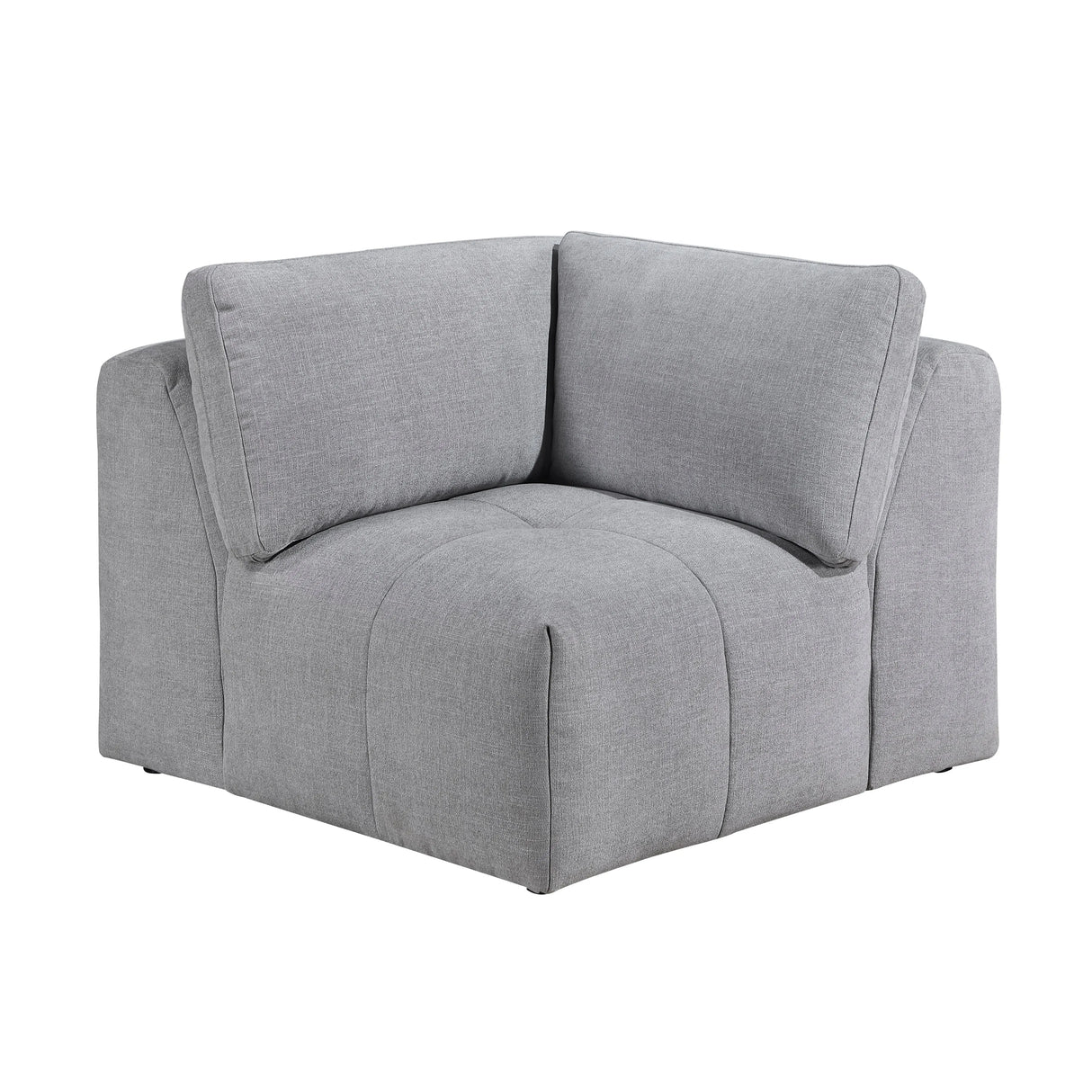 Tidal Gray 5-Piece Modular Sectional with Ottoman by Homelegance at Eve Furniture