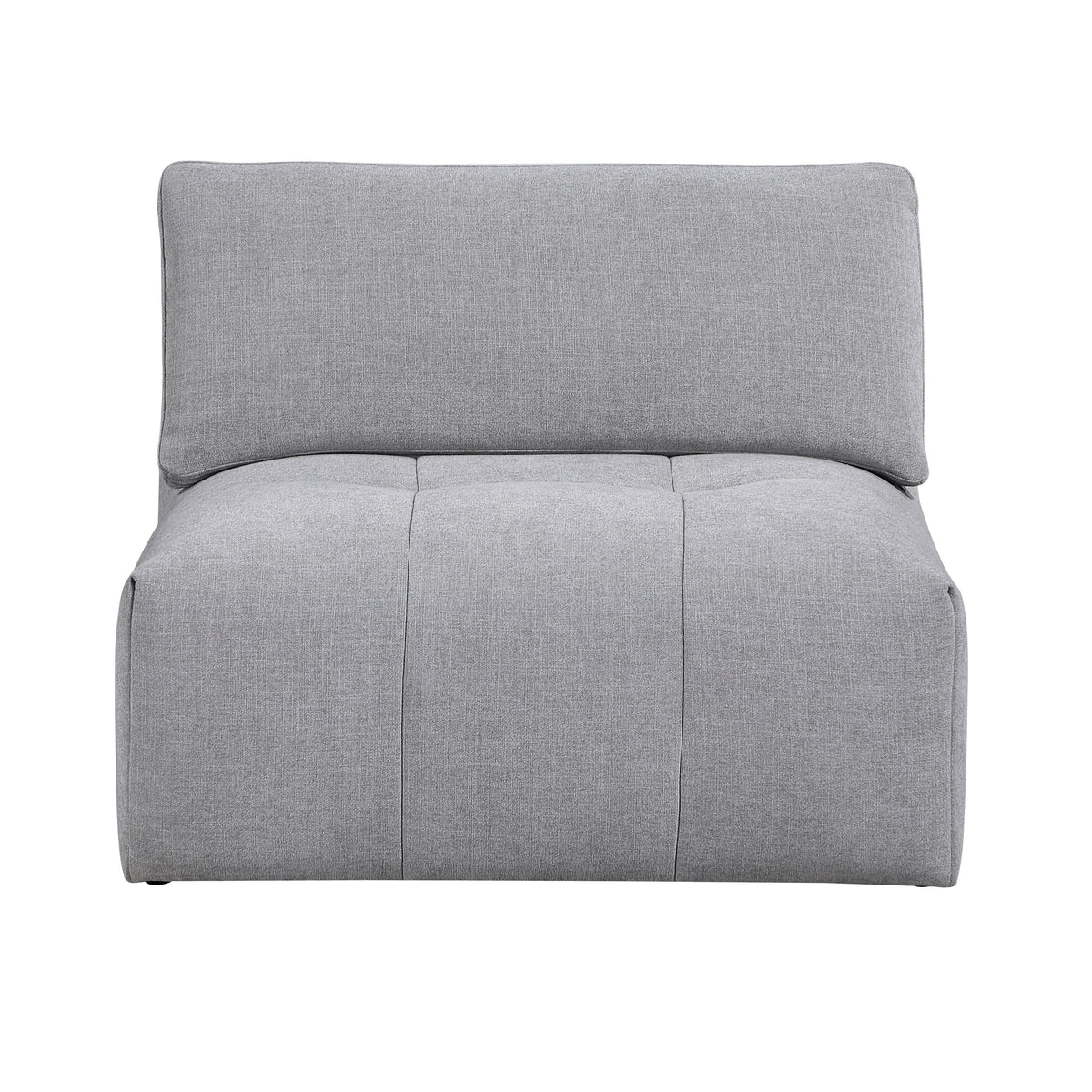 Tidal Gray 4-Piece Modular Sectional with Ottoman by Homelegance at Eve Furniture