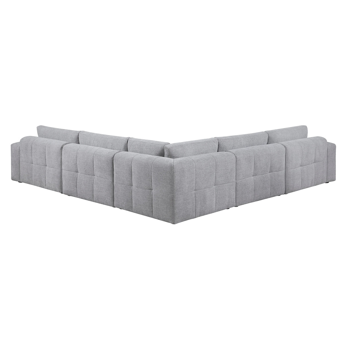Tidal Gray 5-Piece Modular Sectional by Homelegance at Eve Furniture