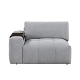 Tidal Gray 5-Piece Modular Sectional by Homelegance at Eve Furniture