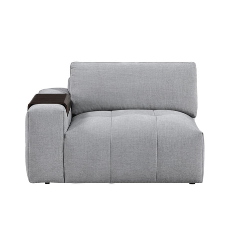 Tidal Gray 5-Piece Modular Sectional by Homelegance at Eve Furniture