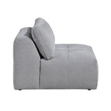 Tidal Gray 5-Piece Modular Sectional with Ottoman by Homelegance at Eve Furniture