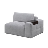 Tidal Gray 6-Piece Modular Sectional with Ottoman by Homelegance at Eve Furniture