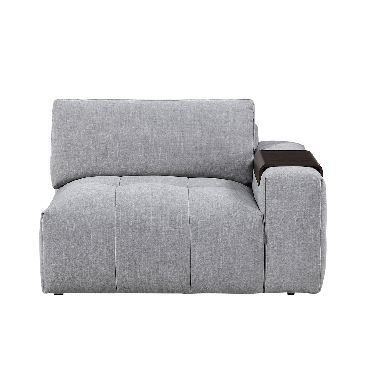 Tidal Gray 6-Piece Modular Sectional with Ottoman by Homelegance at Eve Furniture