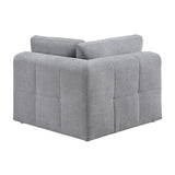 Tidal Gray 6-Piece Modular Sectional with Ottoman by Homelegance at Eve Furniture