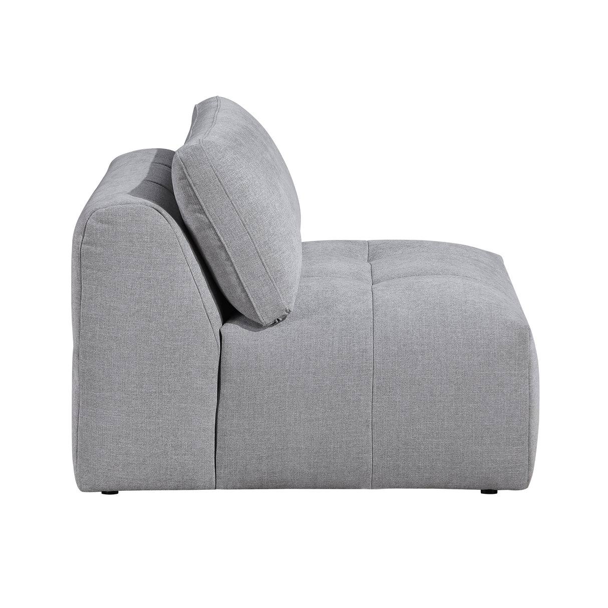 Tidal Gray 6-Piece Modular Sectional with Ottoman by Homelegance at Eve Furniture