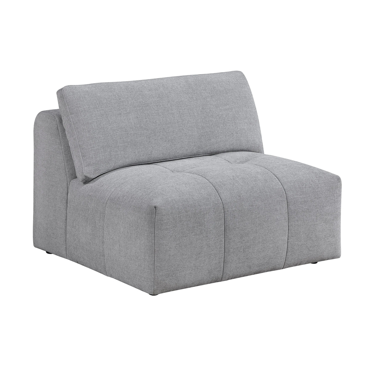 Tidal Gray 5-Piece Modular Sectional with Ottoman by Homelegance at Eve Furniture