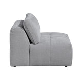 Tidal Gray 5-Piece Modular Sectional with Ottoman by Homelegance at Eve Furniture
