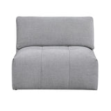 Tidal Gray 5-Piece Modular Sectional with Ottoman by Homelegance at Eve Furniture