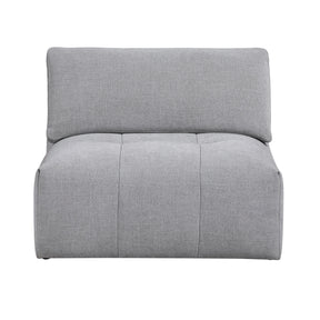 Tidal Gray 5-Piece Modular Sectional with Ottoman by Homelegance at Eve Furniture