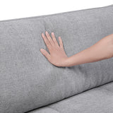 Tidal Gray 5-Piece Modular Sectional with Ottoman by Homelegance at Eve Furniture