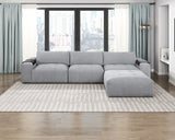 Tidal Gray Armless Chair by Homelegance at Eve Furniture