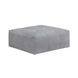 Tidal Gray Ottoman with Caster by Homelegance at Eve Furniture