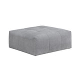 Tidal Gray Ottoman with Caster by Homelegance at Eve Furniture