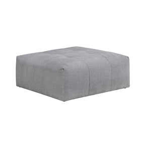 Tidal Gray Ottoman with Caster by Homelegance at Eve Furniture