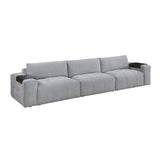 Tidal Gray Sofa by Homelegance at Eve Furniture
