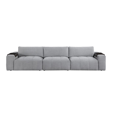 Tidal Gray Sofa by Homelegance at Eve Furniture