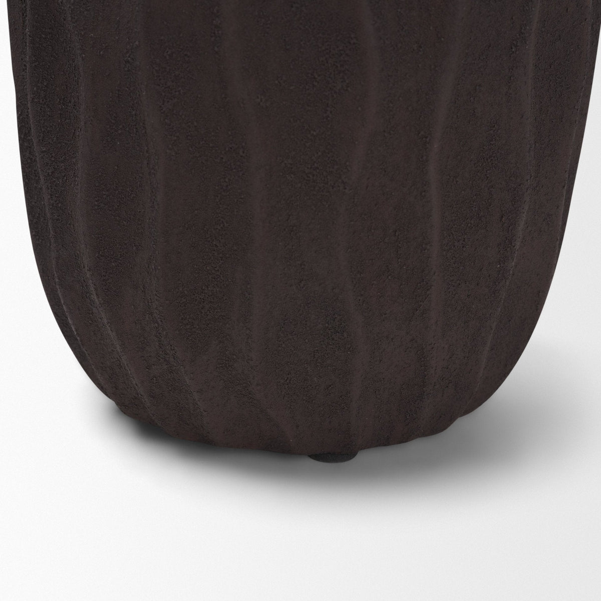 Tidal Tall Ceramic Rippled Decorative Vase by Mercana at Eve Furniture