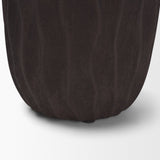Tidal Tall Ceramic Rippled Decorative Vase by Mercana at Eve Furniture