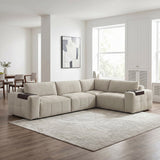 Tidal Taupe 4-Piece Modular Sectional by Homelegance at Eve Furniture