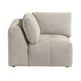 Tidal Taupe 4-Piece Modular Sectional with Ottoman by Homelegance at Eve Furniture