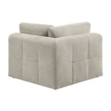 Tidal Taupe 4-Piece Modular Sectional with Ottoman by Homelegance at Eve Furniture