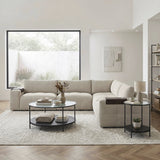Tidal Taupe 5-Piece Modular Sectional by Homelegance at Eve Furniture
