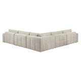 Tidal Taupe 5-Piece Modular Sectional by Homelegance at Eve Furniture