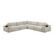 Tidal Taupe 5-Piece Modular Sectional by Homelegance at Eve Furniture