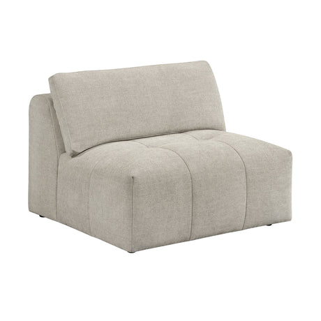 Tidal Taupe 6-Piece Modular Sectional with Ottoman by Homelegance at Eve Furniture