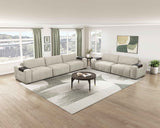 Tidal Taupe Modular Loveseat by Homelegance at Eve Furniture