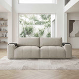 Tidal Taupe Modular Loveseat by Homelegance at Eve Furniture