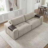 Tidal Taupe Modular Loveseat by Homelegance at Eve Furniture