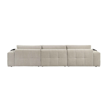 Tidal Taupe Modular Loveseat by Homelegance at Eve Furniture