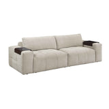 Tidal Taupe Modular Loveseat by Homelegance at Eve Furniture