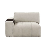 Tidal Taupe Modular Loveseat by Homelegance at Eve Furniture