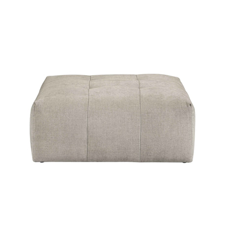 Tidal Taupe Ottoman with Caster by Homelegance at Eve Furniture