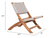 Tide Multicolor Outdoor Lounge Chair by Zuomod at Eve Furniture
