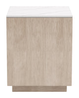 Tidecrest White Outdoor Side Table by Zuomod at Eve Furniture