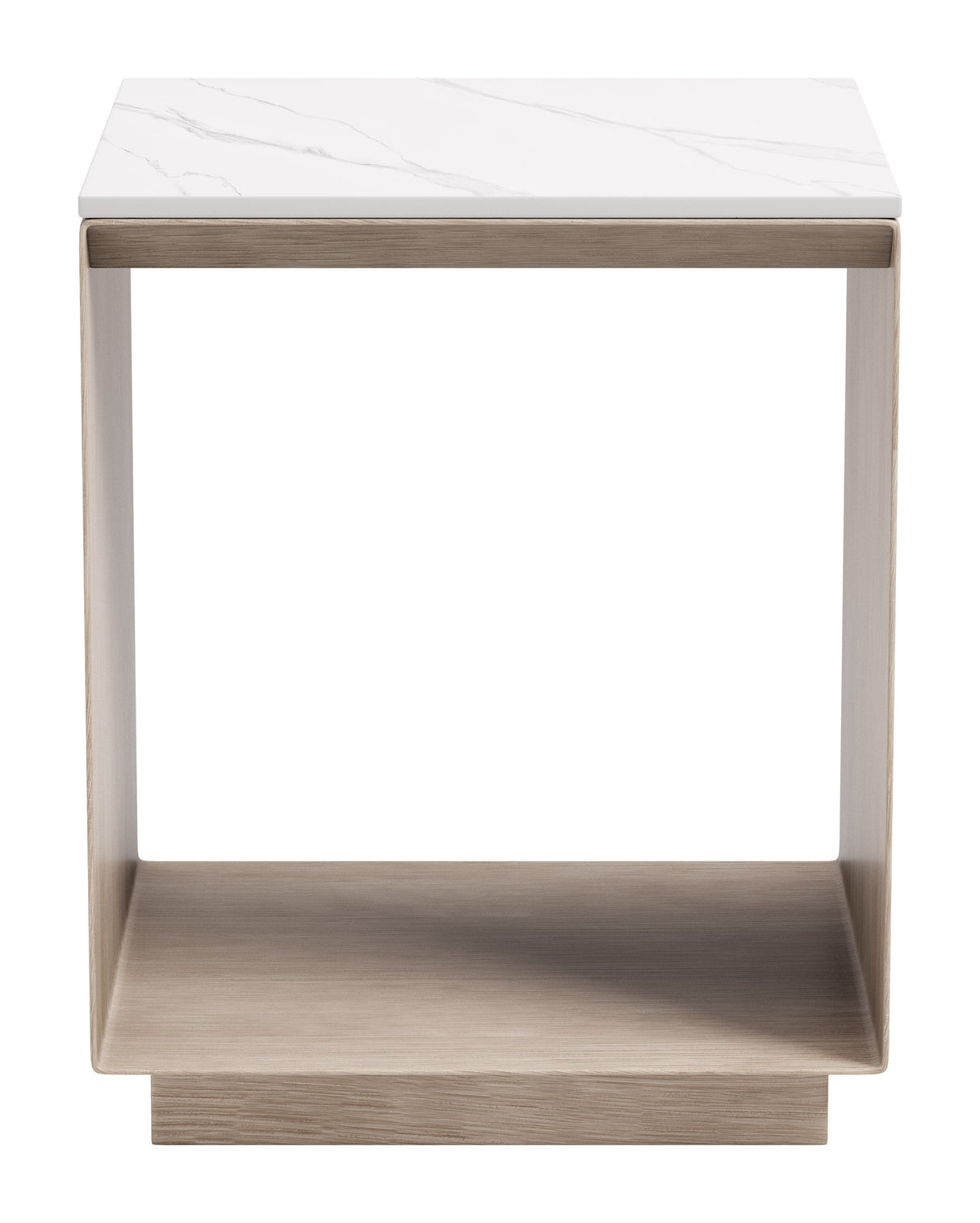 Tidecrest White Outdoor Side Table by Zuomod at Eve Furniture
