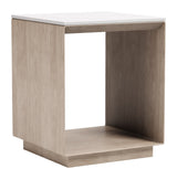 Tidecrest White Outdoor Side Table by Zuomod at Eve Furniture