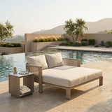 Tidecrest White Outdoor Side Table by Zuomod at Eve Furniture