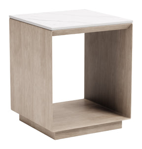 Tidecrest White Outdoor Side Table by Zuomod at Eve Furniture