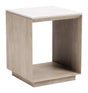 Tidecrest White Outdoor Side Table by Zuomod at Eve Furniture