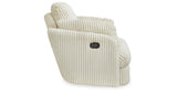 Tie-Breaker Ivory Swivel Glider Recliner by Ashley at Eve Furniture