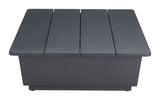 Tien Black Outdoor Coffee Table by Zuomod at Eve Furniture